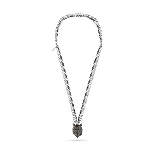 Designový ocelový náhrdelník Vlk Savage Animalia PEAGN2119901