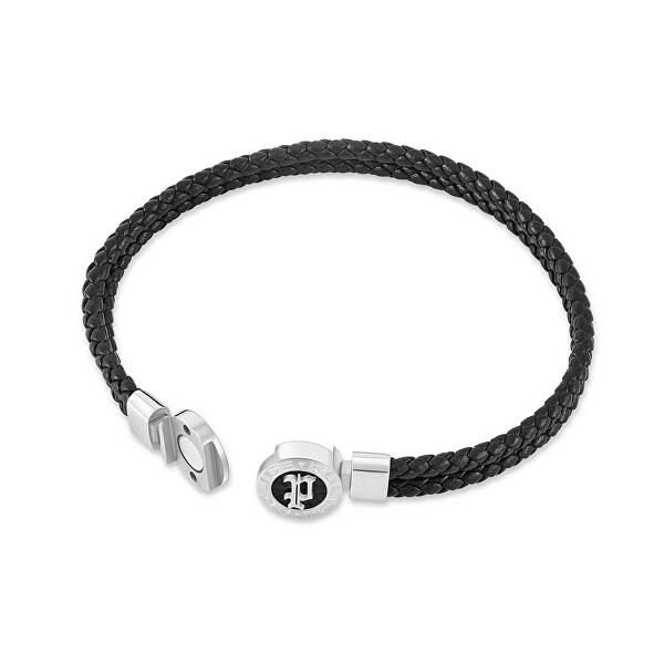 Dvojitý kožený náramek pro muže Infiniti PEAGB0040204