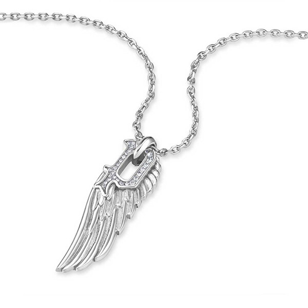 Fashion oceľový náhrdelník pre mužov P-Wing PEAGN0036101