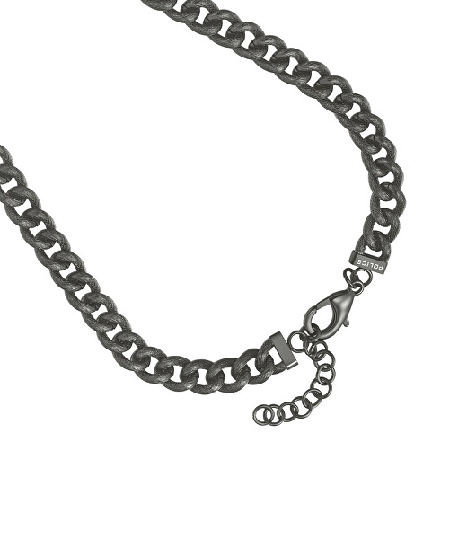 Masívny čierny náhrdelník z ocele Crank PEAGN0032303