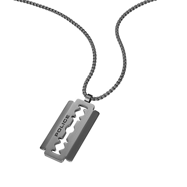 Pánský ocelový náhrdelník Razorblade PEAGN0005502