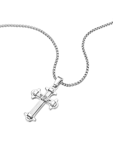Pánsky oceľový náhrdelník s krížikom Spirit PEAGN0036401
