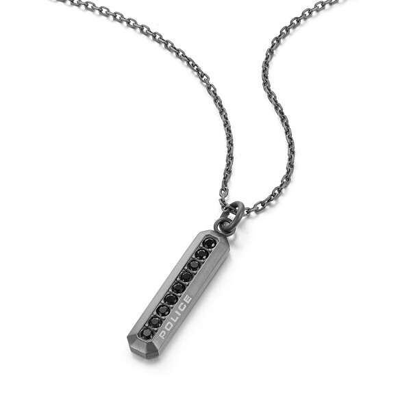 Štýlový pánsky náhrdelník s kryštálmi Mix PEAGN0033102