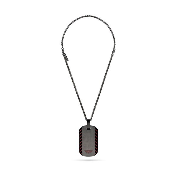 Stylový tmavý pánský náhrdelník Skive PEAGN2120002