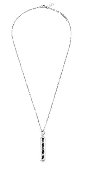 Elegantní pánský náhrdelník s krystaly Mix PEAGN0033101
