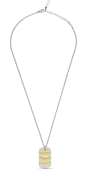 Modische zweifarbige Halskette für Männer Revelry PEAGN0033302