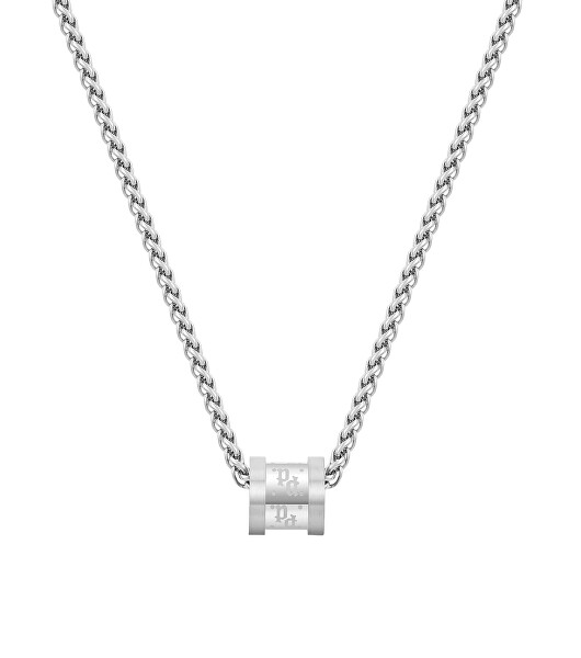 Moderný pánsky náhrdelník z ocele Rondelle PEAGN0001901