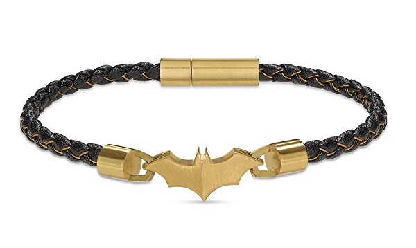 Herrenlederarmband Batman Batarang PEAGB0034702