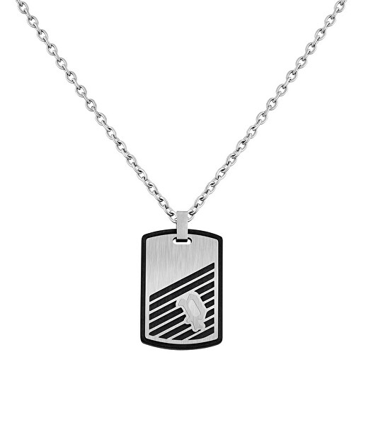 Stylový ocelový náhrdelník pro muže Burren PJ26464PSS/01