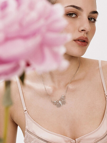 Bižuterní náhrdelník s křišťálem Preciosa Amelia Bloom Pop 2640 70