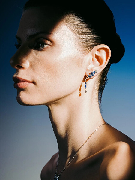 Náušnice s křišťálem Preciosa Splash Spotlight 2634 58