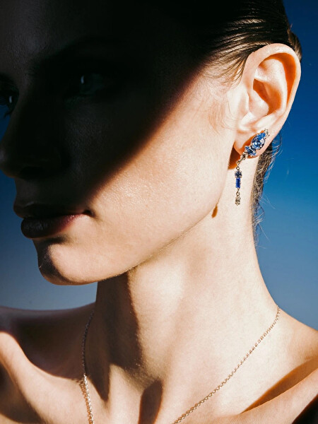 Náušnice s křišťálem Preciosa Splash Spotlight 2634 58