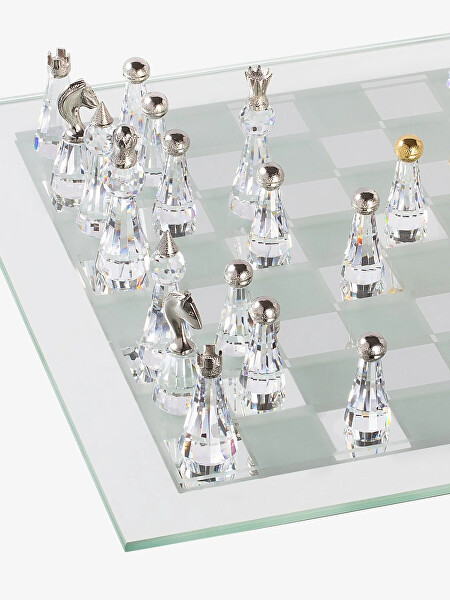 Dekorace Královské šachy z českého křišťálu Preciosa 0401 00