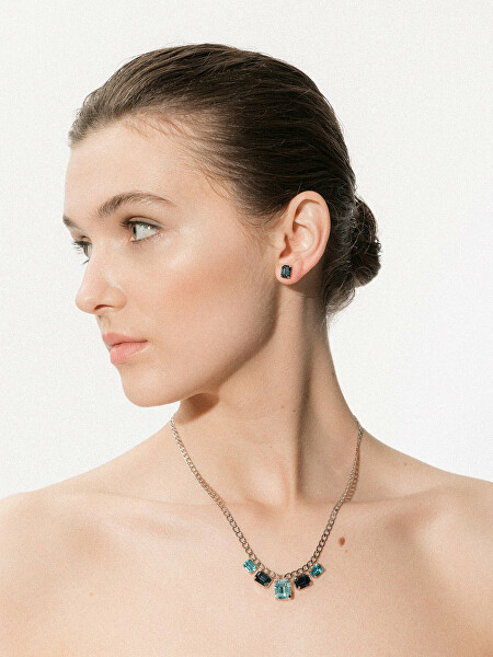 Elegante Halskette Santorini mit tschechischem Kristall 2287 70