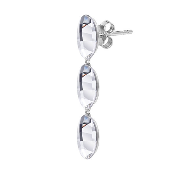 Lussuosi orecchini in argentoDevotion con cristallo di Boemia Preciosa 6148 00