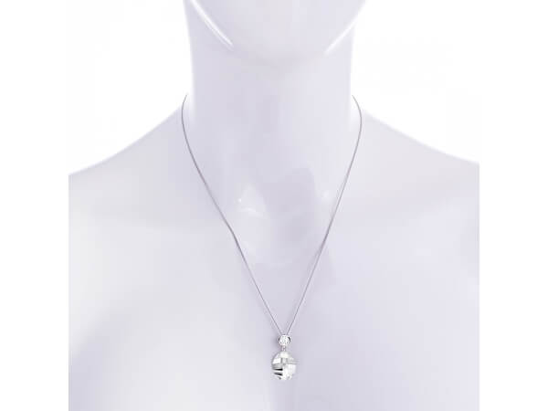 Halskette Hana mit klaren Kristallen 6098 00
