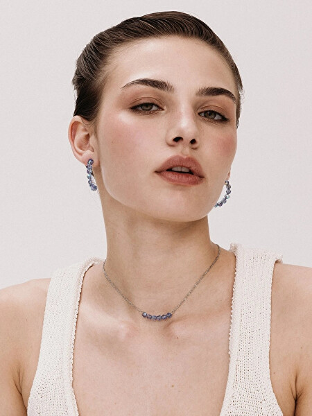 Náhrdelník s českým křišťálem Preciosa Chiara Bloom Pop 7508 58