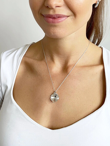 Náhrdelník s čirým krystalem Brilliant Rose 6011 00 (řetízek, přívěsek)