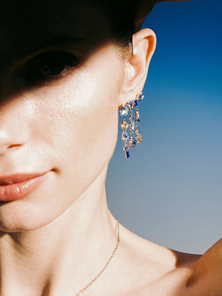 Okouzlující náušnice s českým křišťálem Preciosa Splash Spotlight 2635 58