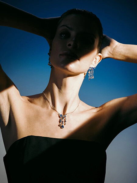 Okouzlující náušnice s českým křišťálem Preciosa Splash Spotlight 2635 58