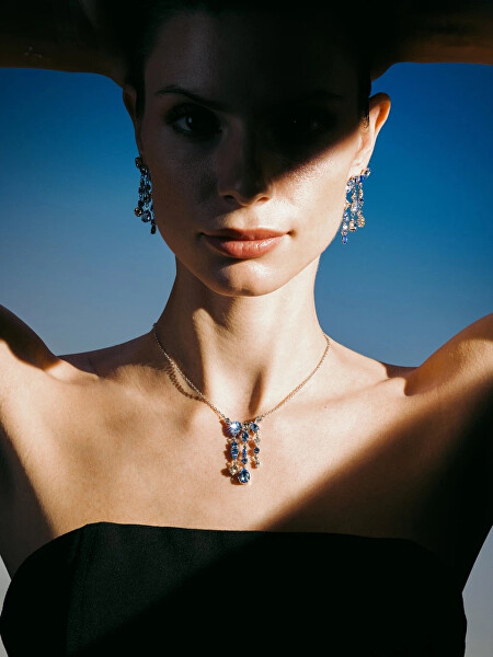 Okouzlující náušnice s českým křišťálem Preciosa Splash Spotlight 2635 58