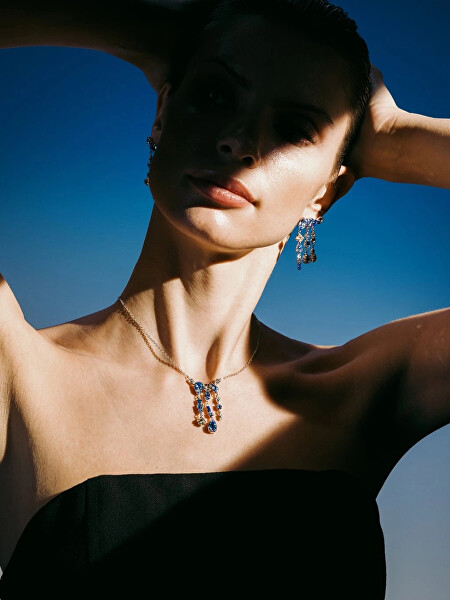 Okouzlující náušnice s českým křišťálem Preciosa Splash Spotlight 2635 58