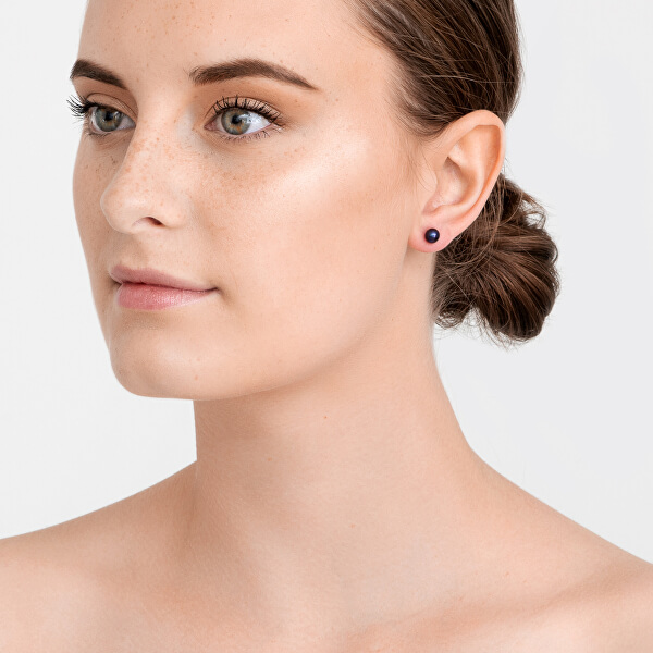 Ezüst fülbevalók valódi gyönggyel Paolina 5307 20