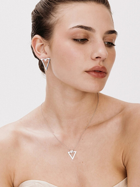 Úchvatné oceľové náušnice 2v1 Triana Bloom Pop 7515 00