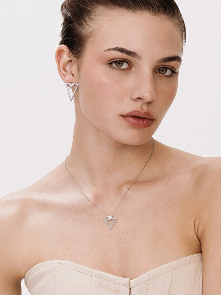 Úchvatné oceľové náušnice 2v1 Triana Bloom Pop 7515 00