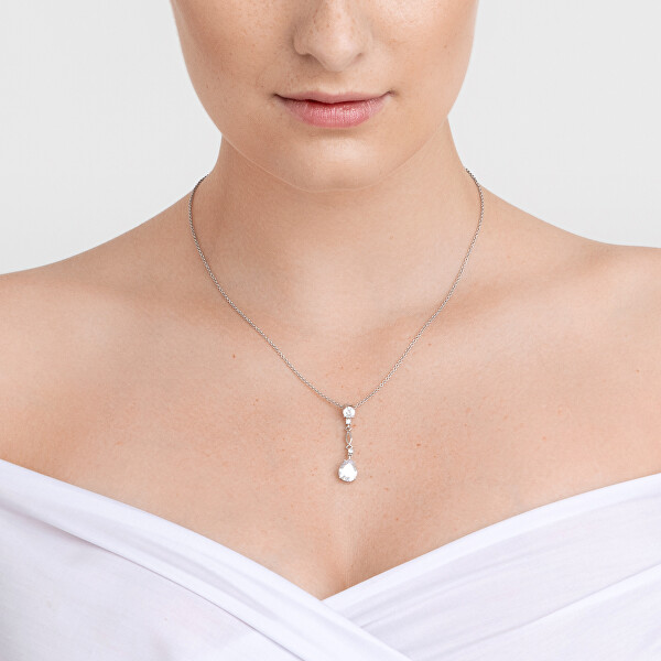 Úžasný stříbrný náhrdelník Mongona s kubickou zirkonií Preciosa 5324 00