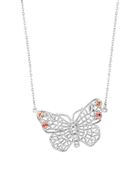 Bižuterní náhrdelník s křišťálem Preciosa Amelia Bloom Pop 2640 70