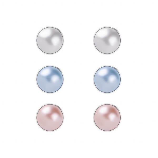 Elegantorecchini Basic con perle cerate Preciosa 2283 70 (set di orecchini)