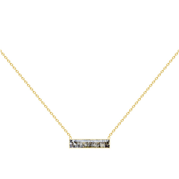 Luxuriöse Stahlkette Desire mit tschechischem Kristall Preciosa 7430Y19