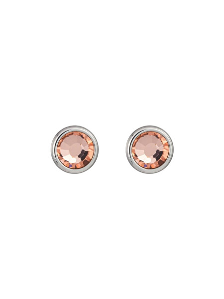 Cercei Carlyn cu cristal Apricot 7235 49