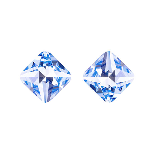 Orecchini con cristallo blu Optica 6142 58