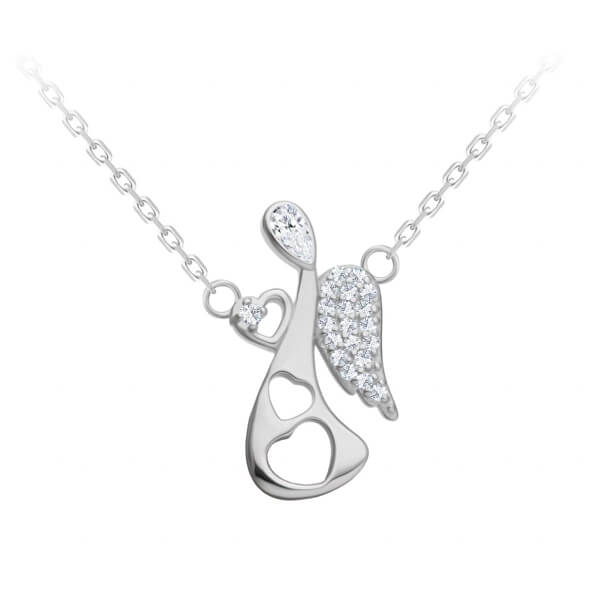 Něžný stříbrný náhrdelník Angelic Touch 5294 00
