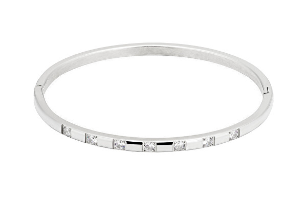 Bracciale rigido in acciaio Enigma Glamour 7474 00