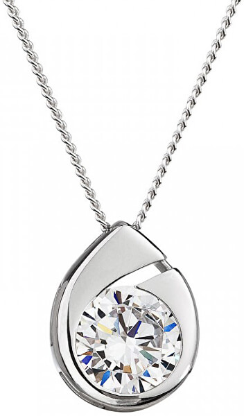 Stříbrný náhrdelník Wispy 5105 00 (řetízek, přívěsek)