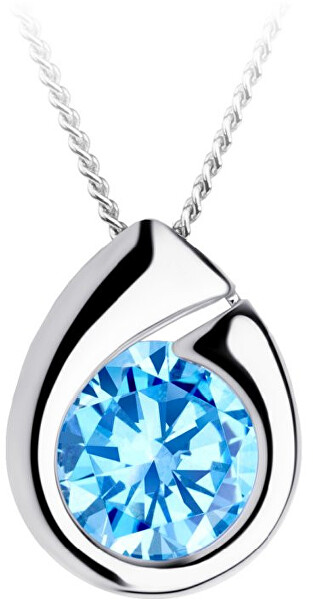 Stříbrný náhrdelník Wispy 5105 67 (řetízek, přívěsek)