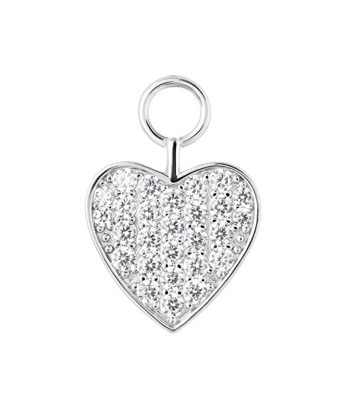 Ciondolo in argento Cuore con zirconi cubici Preciosa Vibes Heart S502 00