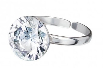 Stříbrný prsten s krystalem Starry 5174 00