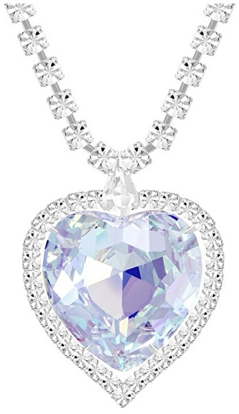 Třpytivý náhrdelník Crystal AB 2025 42