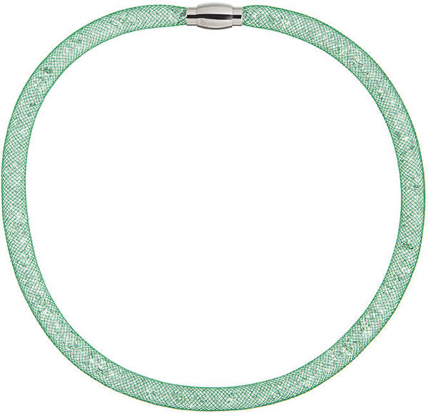 Trblietavý náhrdelník Scarlette zelený 7250 66