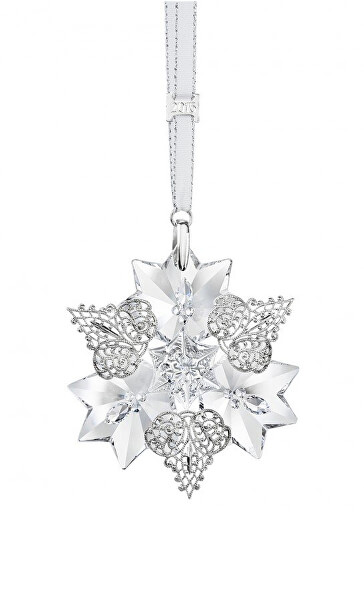 Ornament de Crăciun din cristal ceh Preciosa 1389 00