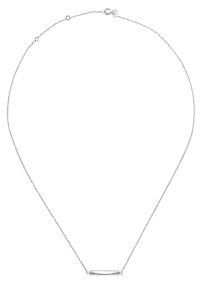 Collana da donna minimalista in acciaio Flow TJ3574