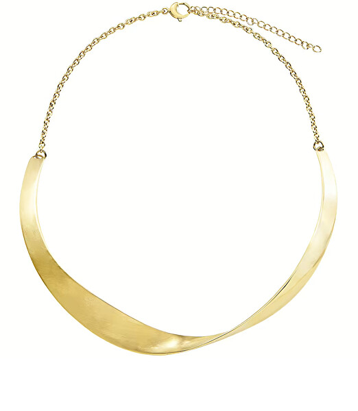 Moderní pozlacený náhrdelník pro ženy Retwist TJ3458