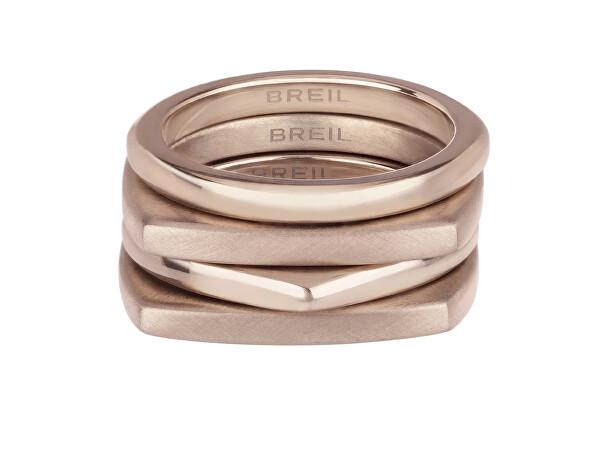 Modern bronz gyűrű szett New Tetra TJ302