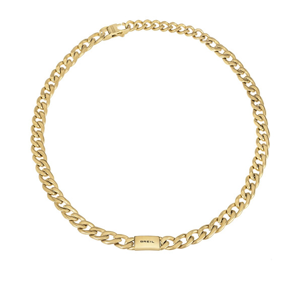 Schicke vergoldete Halskette Logomania TJ3071