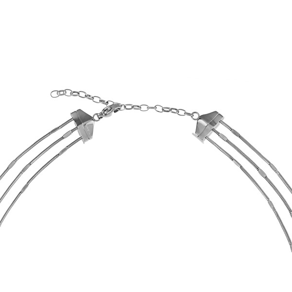 Pôvabný oceľový náhrdelník Sinuous TJ3094