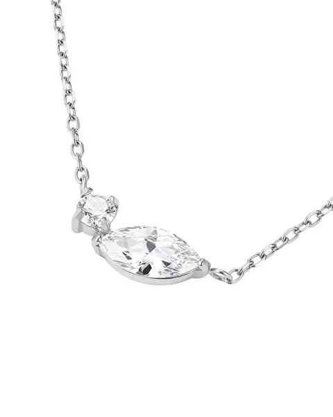 Elegantný oceľový náhrdelník s kryštálmi JNMSS-J1327